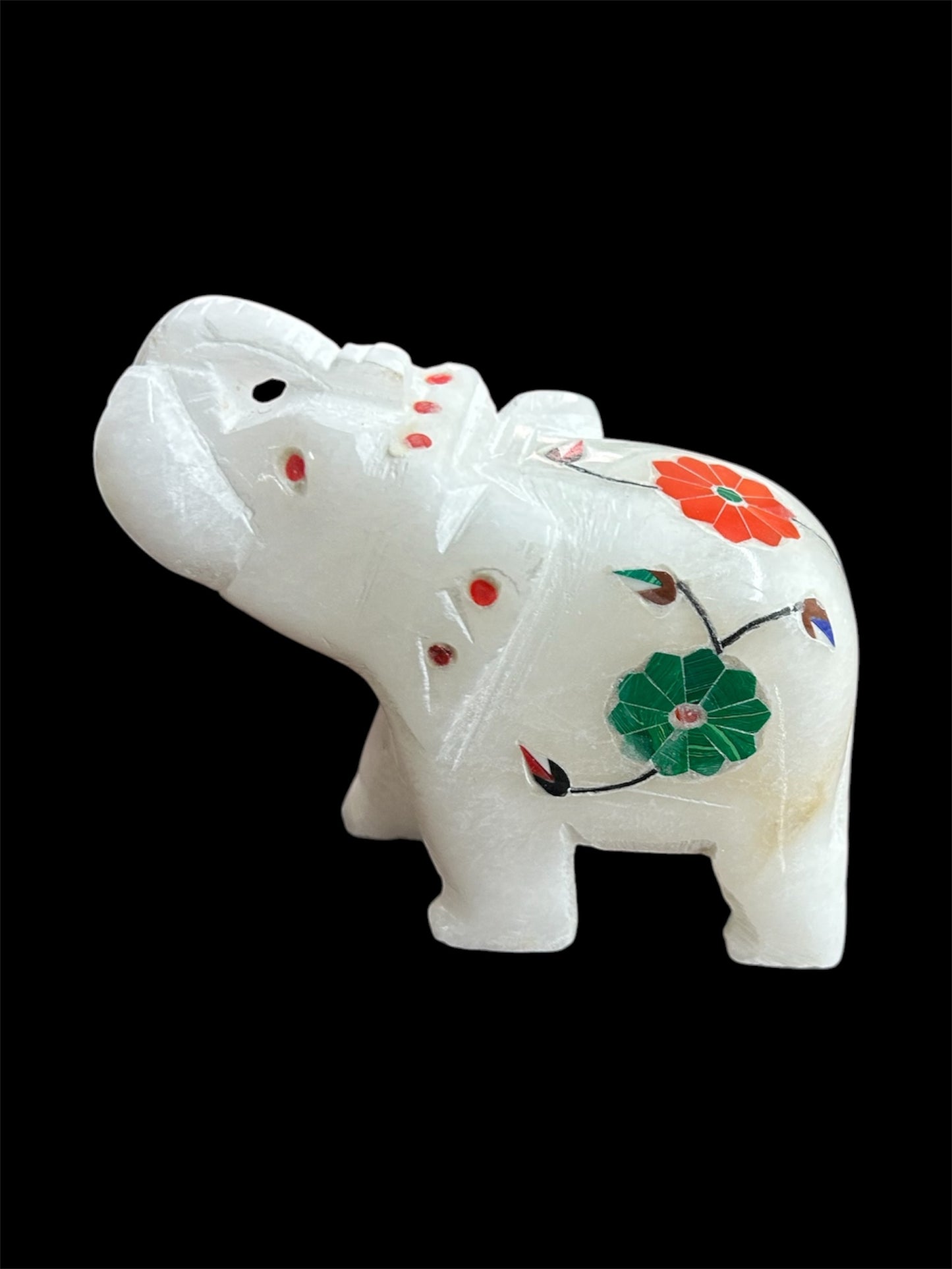 Decorative marble elephant
