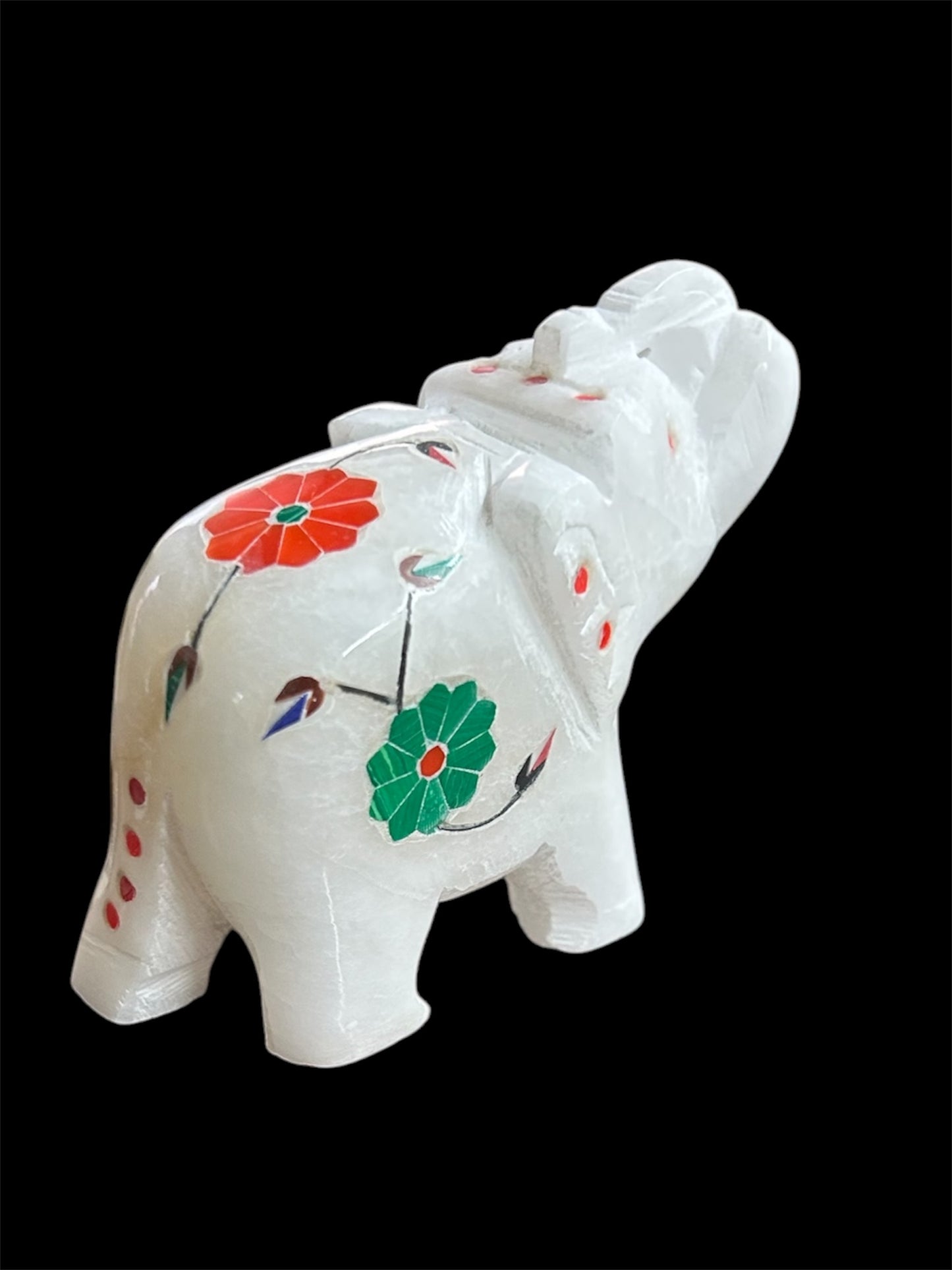 Decorative marble elephant