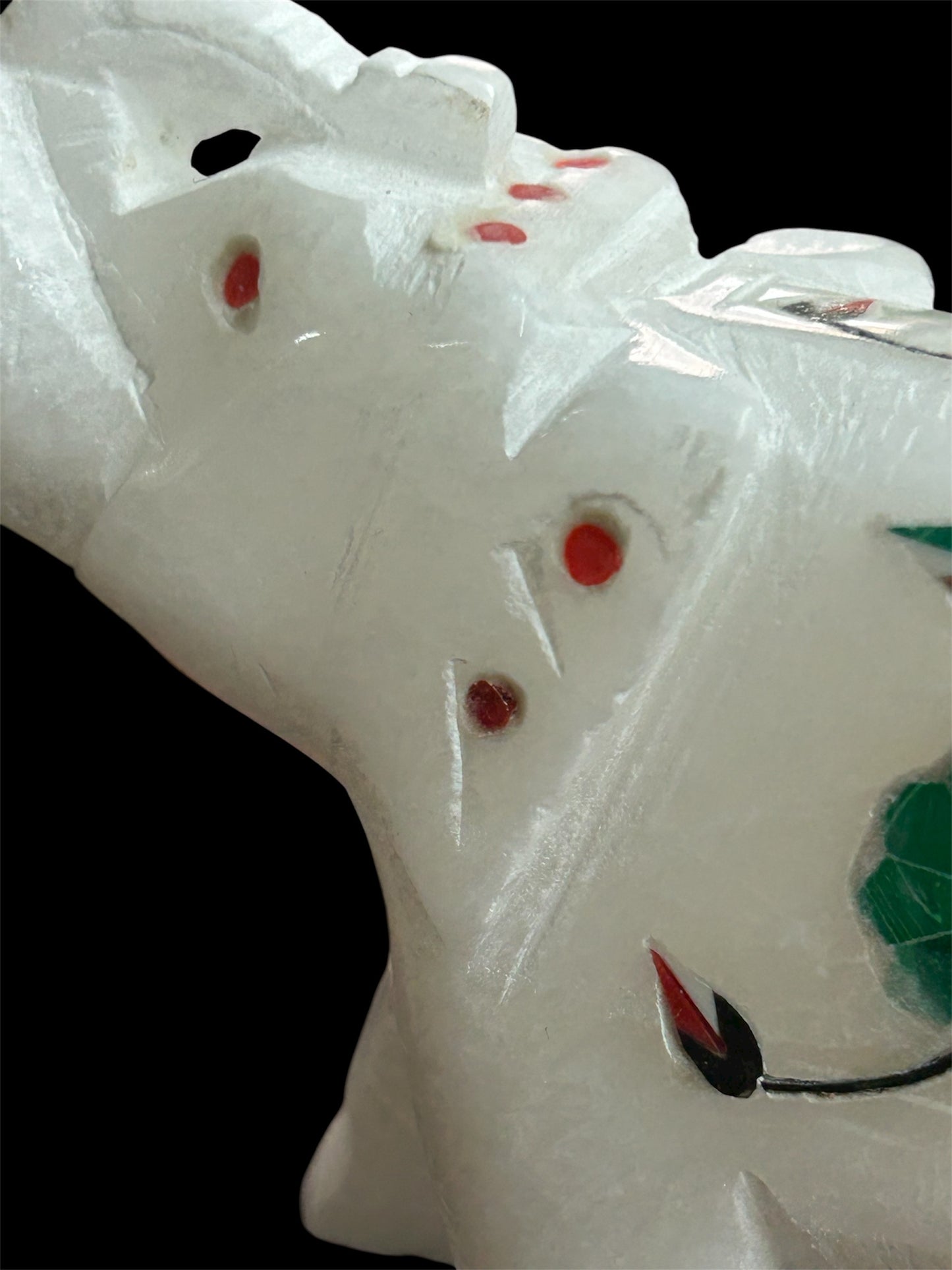 Decorative marble elephant