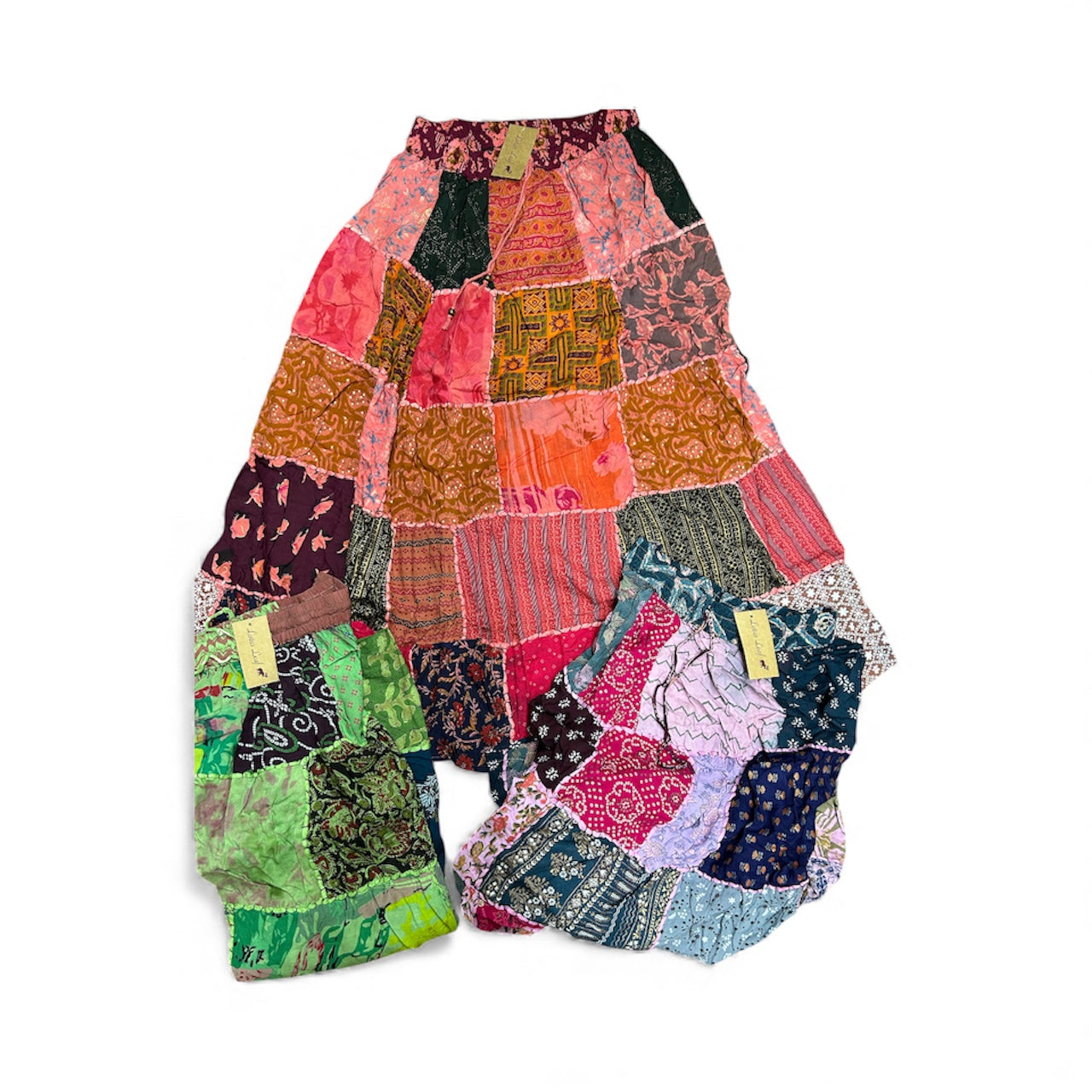 Handmade patch skirt
