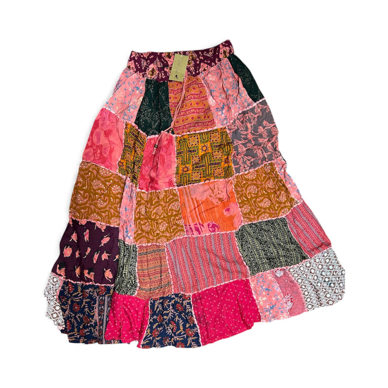 Handmade patch skirt