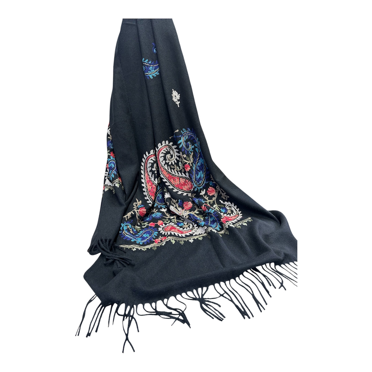Embroidered scarf