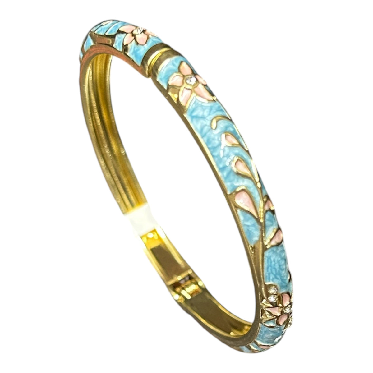 Enameled openable bangle